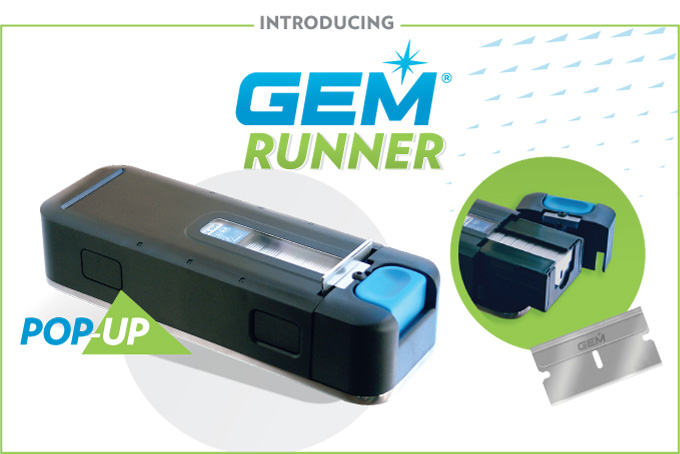 Gem Runner™ Reloadable Safety Blade Dispenser for Catheter Cutting