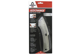 American Line Utility Knife: AutoChange® Retractable Knife, with 3 Blades, in package