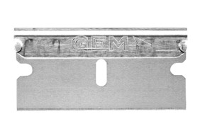 GEM® .009 Blade, Steel Back, Coated