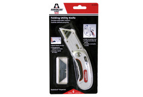 American Line Utility Knife: Folding Knife with 6 Blades, in package