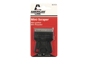 American Line Mini Scraper: Contoured Grip, with 1 Blade, in package