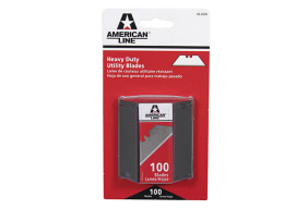 American Line 2 Notch Utility Blade: Heavy Duty Blade, 100ct Safety Dispenser, in package